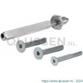 GPF Bouwbeslag AG0311 bevestigingsset voor veiligheids beslag deurdikte 84 mm knop-kruk 2x M8x90/1x M6x90 en wisselstift M10x16/8x125 mm 10.9 - AG0311