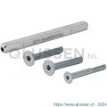 GPF Bouwbeslag AG0317 bevestigingsset voor veiligheids beslag deurdikte 44 mm kruk-kruk 2x M8x45/1x M6x50 en krukstift 8x8x100 mm 10.9 AG0317