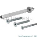 GPF Bouwbeslag AG0321 bev.set voor veiligheids beslag deurdikte 54 mm knop-kruk 2x M8x60/1x M6x60 en wisselstift M10x16/8x75 mm 10.9 AG0321