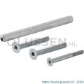 GPF Bouwbeslag AG0322 bevestigingsset voor veiligheids beslag deurdikte 54 mm kruk-kruk 2x M8x60/1x M6x60 en krukstift 8x8x110 mm 10.9 AG0322