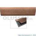 Cubic Colors briefplaat binnen met kunststof houder en luxe Bronze blend klep 86x345 mm Bronze blend-zwart CC10010604