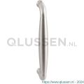 GPF Bouwbeslag RVS 4946.09B Ika deurgreep gebogen 157x62/141 mm RVS geborsteld met enkel- en dubbelzijdige bevestiging GPF49460900B