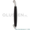 GPF Bouwbeslag RVS 4931.09A Ika deurgreep gebogen 130x60/114 mm RVS geborsteld-ebben met enkel- en dubbelzijdige bevestiging GPF4 9310900A