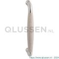 GPF Bouwbeslag RVS 4943.09B Ika deurgreep gebogen 157x62/141 mm RVS geborsteld-eiken whitewash met enkel- en dubbelzijdige bevestiging GPF49430900B