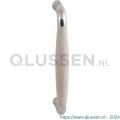 GPF Bouwbeslag RVS 4913.49A Ika deurgreep gebogen 130x60/114 mm RVS gepolijst-eiken whitewash met enkel- en dubbelzijdige bevestiging GPF4 9134900A