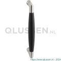 GPF Bouwbeslag RVS 4930.09A Ika deurgreep haaks 130x60/114 mm RVS geborsteld-ebben met enkel- en dubbelzijdige bevestiging GPF4 9300900A