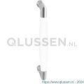 GPF Bouwbeslag RVS 4955.09A Ika deurgreep haaks 130x60/114 mm RVS geborsteld-wit met enkel- en dubbelzijdige bevestiging GPF4 9550900A