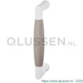 GPF Bouwbeslag ZwartWit 8300.62A Ika deurgreep haaks 130x60/114 mm wit-eiken whitewash met enkel- en dubbelzijdige bevestiging GPF83006200A