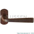 Utensil Legno FM044 STR RSB deurkruk op rozet 68x33 mm ovaal roest TH70044701S0