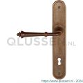 Utensil Legno FM315L M BB56 deurkruk gatdeel op schild 245x40 mm BB56 met veer linkswijzend roest TH703157M201