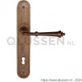 Utensil Legno FM 315R M BB56 deurkruk gatdeel op schild 245x40 mm BB56 met veer rechtswijzend roest TH703157M301