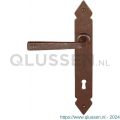 Utensil Legno FM378L/R PC55 deurkruk gatdeel op schild 245x35 mm PC55 links-rechtswijzend roest TH7037870232