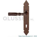 Utensil Legno FM379L/R BB56 deurkruk gatdeel op schild 245x35 mm BB56 links-rechtswijzend roest TH7037970201