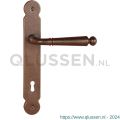 Utensil Legno FM380 M PC55 deurkruk op schild 235x35 mm PC55 met veer roest TH703807M132