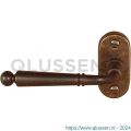 Utensil Legno FM381L M-STR RSB deurkurk gatdeel op rozet 72x34 mm ovaal met veer linkswijzend roest TH703817M2S0