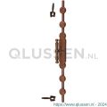 Utensil Legno FM382 espagnolet 2 stangen 1100 mm met toebehoor roest TH7038271100