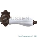 Utensil Legno FM383 M RSB deurkruk op rozet 65x40 mm met veer gepatenteerd systeem roest-porselein TH703837M100