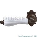 Utensil Legno FM383L/R RSB deurkruk gatdeel op rozet 65x40 mm links-rechtswijzend roest-porselein TH7038370200