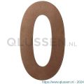 GPF Bouwbeslag Anastasius 9800.A2.0150-0 huisnummer 0 150 mm Bronze blend GPF9800A20150-0