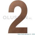 GPF Bouwbeslag Anastasius 9800.A2.0200-2 huisnummer 2 200 mm Bronze blend GPF9800A20200-2