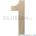 GPF Bouwbeslag Anastasius 9800.A4.0150-1 huisnummer 1 150 mm Champagne blend GPF9800A40150-1