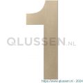 GPF Bouwbeslag Anastasius 9800.A4.0400-1 huisnummer 1 400 mm Champagne blend GPF9800A40400-1