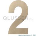 GPF Bouwbeslag Anastasius 9800.A4.0200-2 huisnummer 2 200 mm Champagne blend GPF9800A40200-2