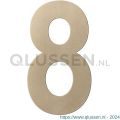 GPF Bouwbeslag Anastasius 9800.A4.0150-8 huisnummer 8 150 mm Champagne blend GPF9800A40150-8