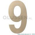 GPF Bouwbeslag Anastasius 9800.A4.0150-9 huisnummer 9 150 mm Champagne blend GPF9800A40150-9