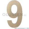 GPF Bouwbeslag Anastasius 9800.A4.0200-9 huisnummer 9 200 mm Champagne blend GPF9800A40200-9