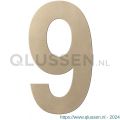 GPF Bouwbeslag Anastasius 9800.A4.0250-9 huisnummer 9 250 mm Champagne blend GPF9800A40250-9