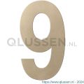 GPF Bouwbeslag Anastasius 9800.A4.0400-9 huisnummer 9 400 mm Champagne blend GPF9800A40400-9