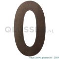 GPF Bouwbeslag Anastasius 9800.A1.0150-0 huisnummer 0 150 mm Dark blend GPF9800A10150-0