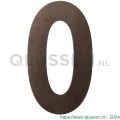 GPF Bouwbeslag Anastasius 9800.A1.0250-0 huisnummer 0 250 mm Dark blend GPF9800A10250-0