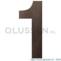 GPF Bouwbeslag Anastasius 9800.A1.0150-1 huisnummer 1 150 mm Dark blend GPF9800A10150-1