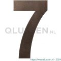 GPF Bouwbeslag Anastasius 9800.A1.0400-7 huisnummer 7 400 mm Dark blend GPF9800A10400-7