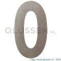 GPF Bouwbeslag Anastasius 9800.A3.0150-0 huisnummer 0 150 mm Mocca blend GPF9800A30150-0