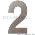 GPF Bouwbeslag Anastasius 9800.A3.0150-2 huisnummer 2 150 mm Mocca blend GPF9800A30150-2