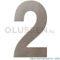 GPF Bouwbeslag Anastasius 9800.A3.0250-2 huisnummer 2 250 mm Mocca blend GPF9800A30250-2