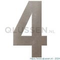 GPF Bouwbeslag Anastasius 9800.A3.0150-4 huisnummer 4 150 mm Mocca blend GPF9800A30150-4