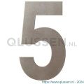 GPF Bouwbeslag Anastasius 9800.A3.0150-5 huisnummer 5 150 mm Mocca blend GPF9800A30150-5