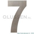 GPF Bouwbeslag Anastasius 9800.A3.0150-7 huisnummer 7 150 mm Mocca blend GPF9800A30150-7