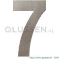 GPF Bouwbeslag Anastasius 9800.A3.0400-7 huisnummer 7 400 mm Mocca blend GPF9800A30400-7