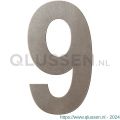 GPF Bouwbeslag Anastasius 9800.A3.0200-9 huisnummer 9 200 mm Mocca blend GPF9800A30200-9