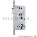 GPF Bouwbeslag RVS 0130.09 Loop loopslot RVS U voorplaat afgerond 235x20x3 mm doornmaat 60 mm DIN links-rechts RVS geborsteld GPF013009000