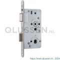 GPF Bouwbeslag RVS 0130.09 WC72/8 vrij en bezet slot WC72/8 RVS U voorplaat afgerond 235x20x3 mm doornmaat 60 mm DIN links-rechts RVS geborsteld GPF013009872