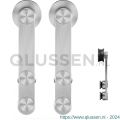 GPF Bouwbeslag RVS 0515.09 schuifdeurhanger set Linja RVS voor extra deur RVS geborsteld GPF051509010