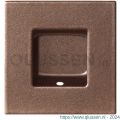 GPF Bouwbeslag Anastasius 0714.A2A schuifdeurkom vierkant 30x30 mm Bronze blend GPF0714A2000A