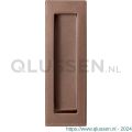 GPF Bouwbeslag Anastasius 0715.A2A schuifdeurkom rechthoekig 120x40 mm Bronze blend GPF0715A2000A