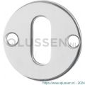 GPF Bouwbeslag RVS 0901.47 sleutelrozet plat rond 38x2 mm RVS gepolijst GPF090147107